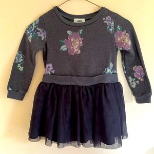 Old Navy 4T Grey Tutu Dress